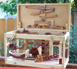 Closes to a compact, easy to move project. A leading selling woodworking plan