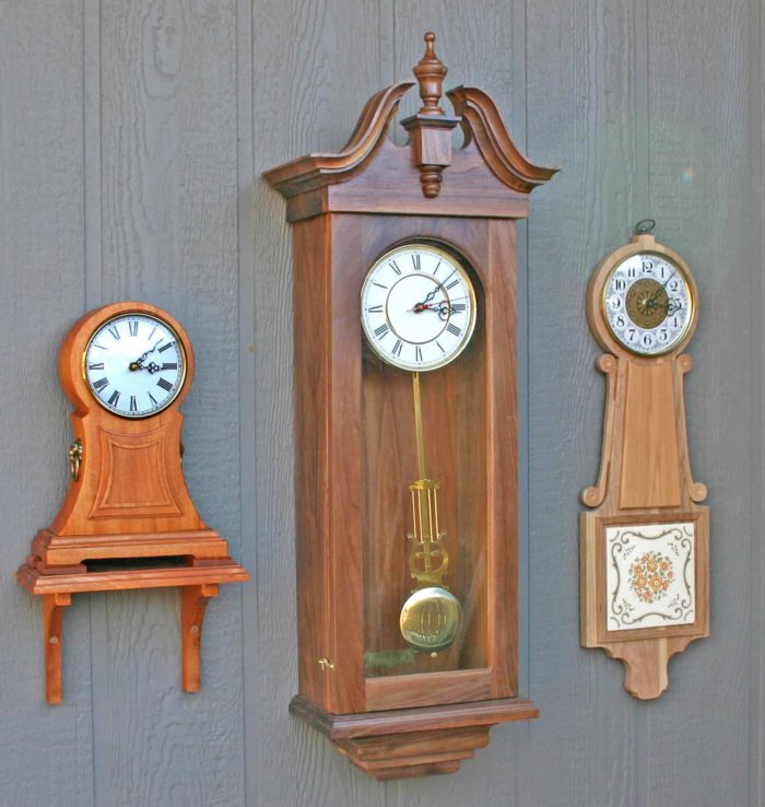 Beautiful clocks from woodworking patterns