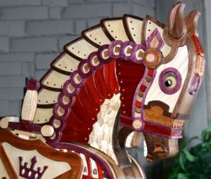 Most patterns are full size for the Armor Horse woodworking plan
