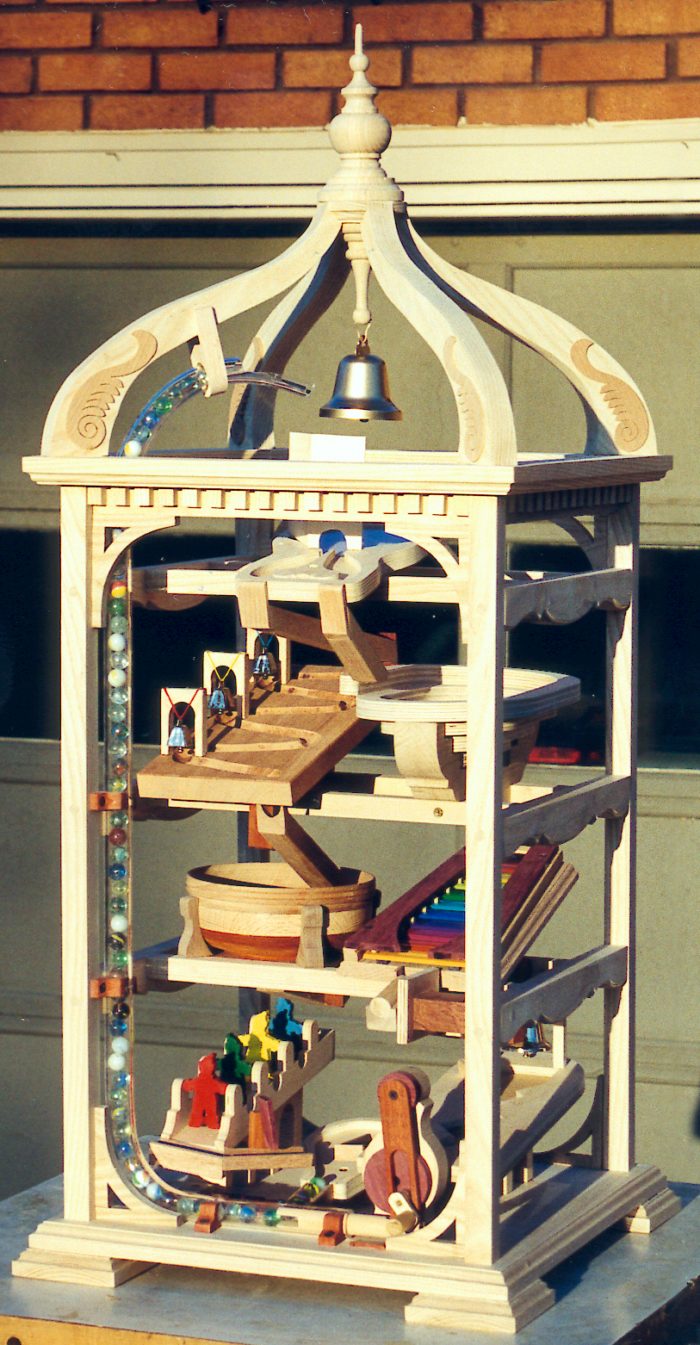 Full size patterns make construction accurate wood parts