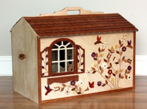 The house is packed with detail and opens to six feet long