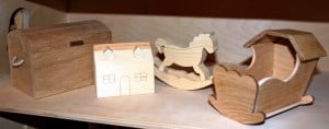 Woodworking plans are full size for each furniture piece