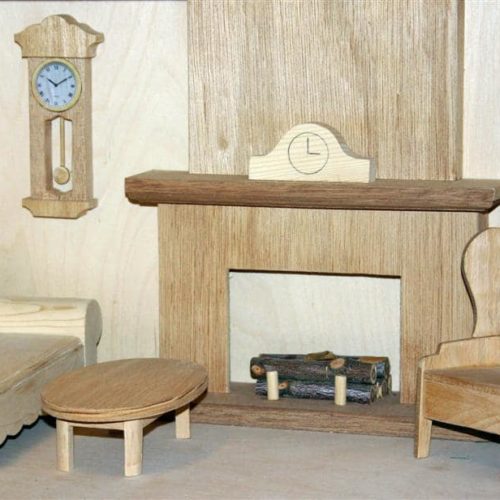 Full size patterns for making each furniture piece