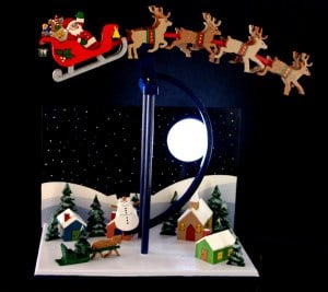 Christmas Eve Santa balance toy woodworking plan