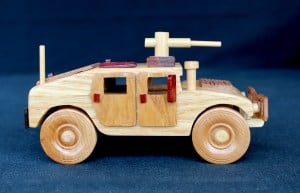 Humvee woodworking plan from the Plump'N'Tuff plan set