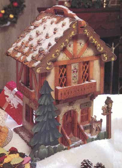Woodworking plans for a German/ Bavarian miniature house with furniture 