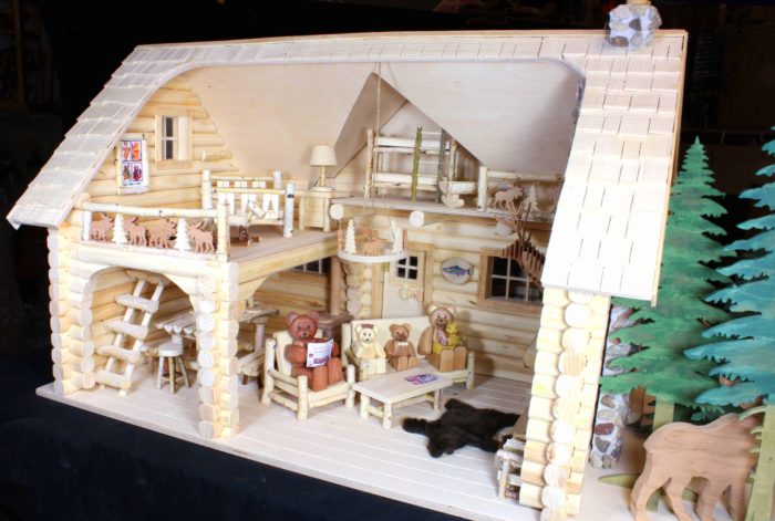 Many dozens of features in the Bear Family Lodge project