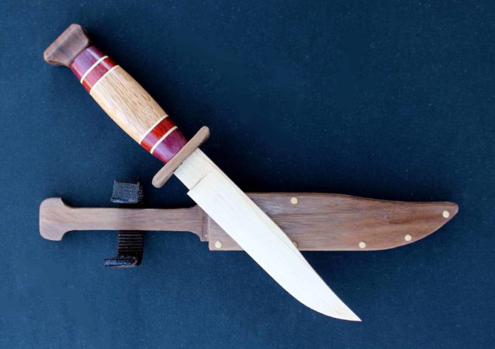 Knife and sheath woodworking plan