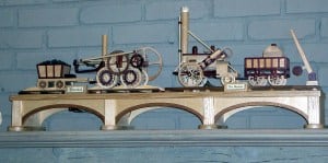 The trains The Rocket and The Trevithick wood plans