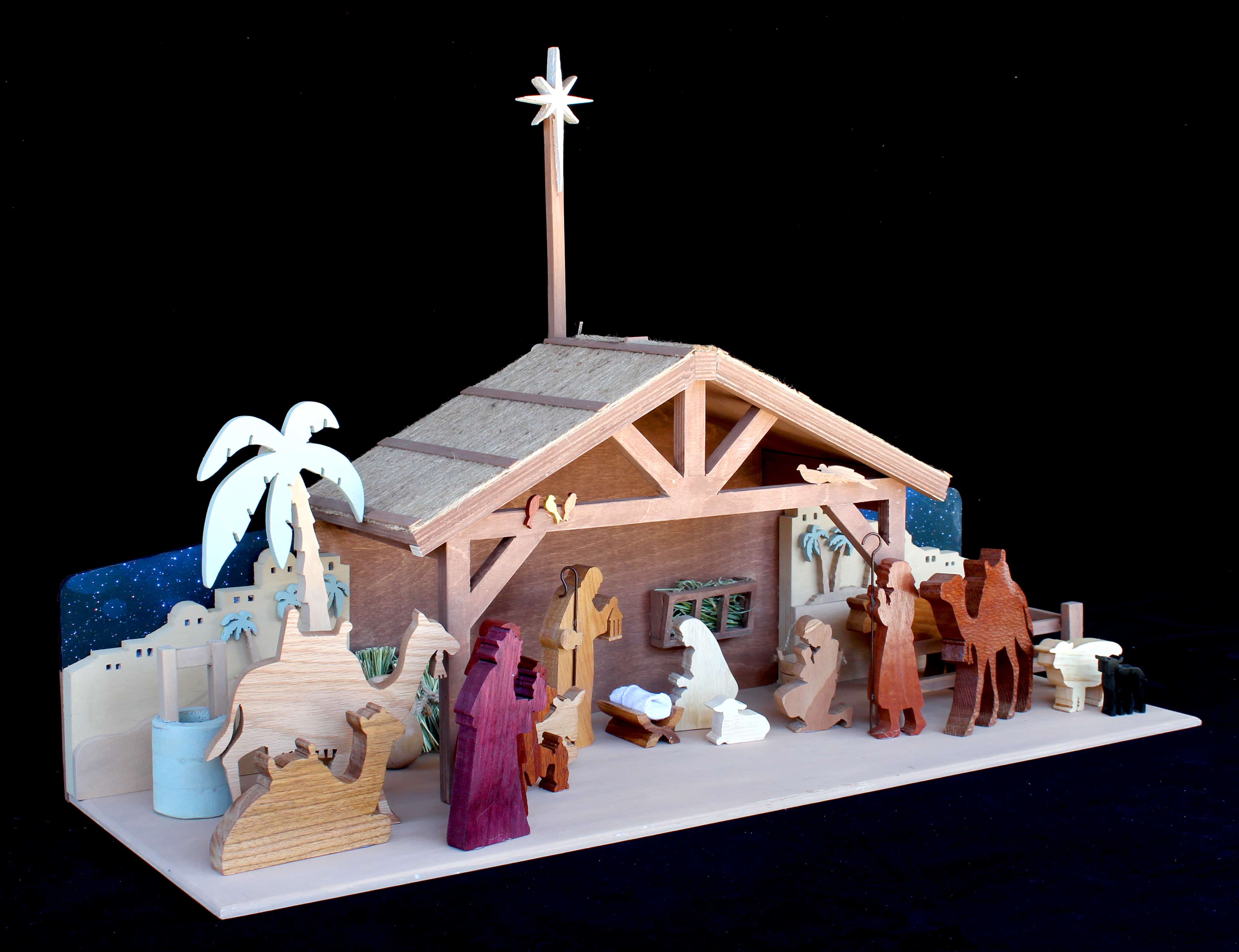 nativity scene woodworking plans