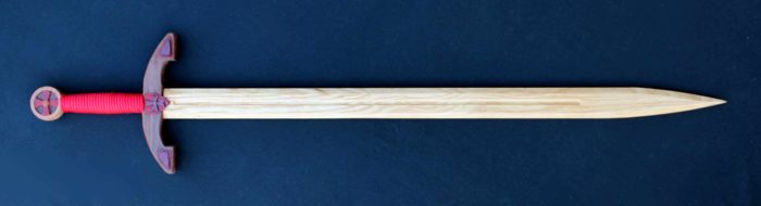 One of the items that can be built from the sword and shield woodworking pln