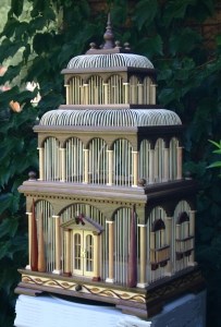 Easier to make than it looks fashioned from dowels and picture frame like construction
