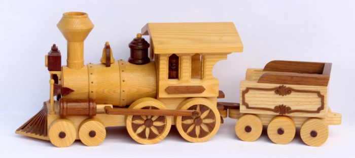 Engine and coal car woodworking plan Circus Train