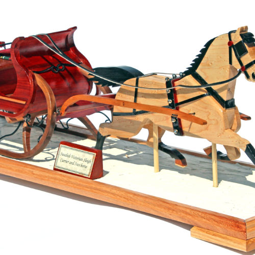 Sleigh with Horse