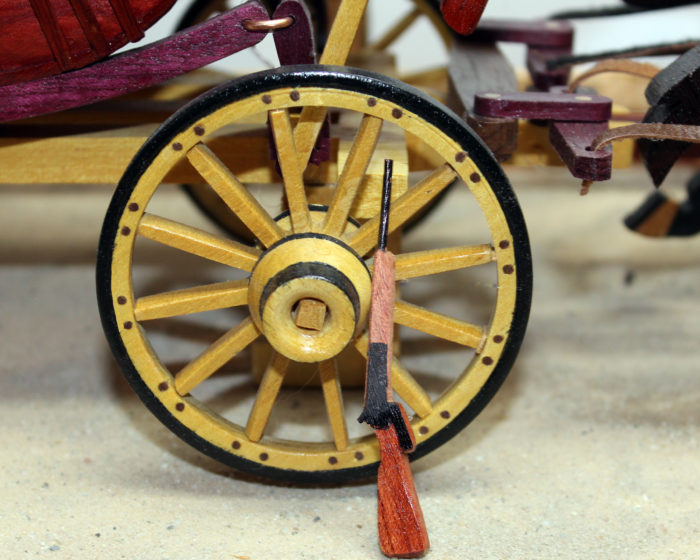 Western Stagecoach and horses